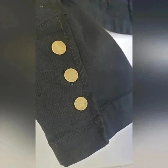 Anthropologie snap front blazer stretchy dark grey womens size 6‎ - Picture 5 of 6